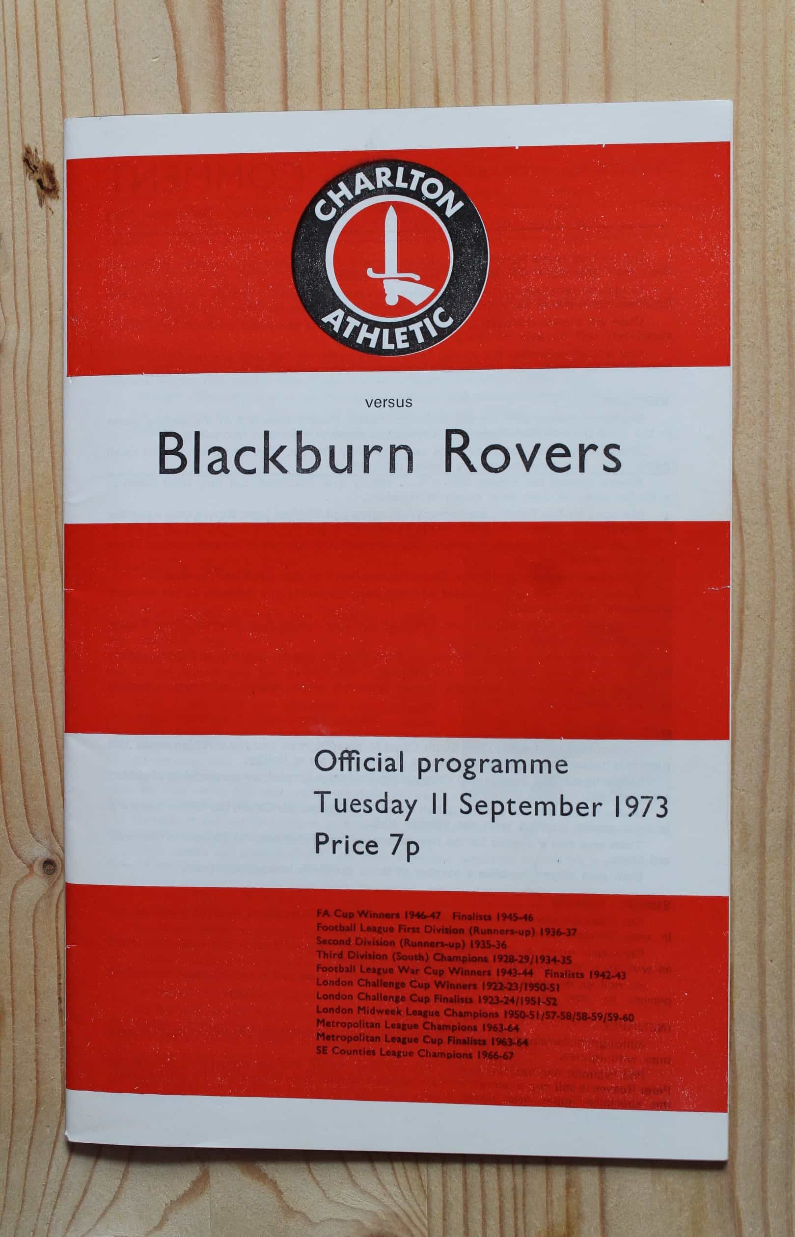 Charlton Athletic FC v Blackburn Rovers FC